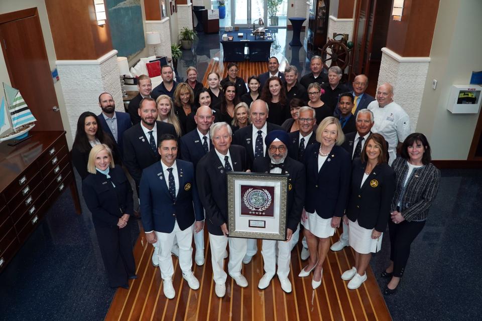 The Sarasota Yacht Club was founded in 1926 and rebuilt in 2010.