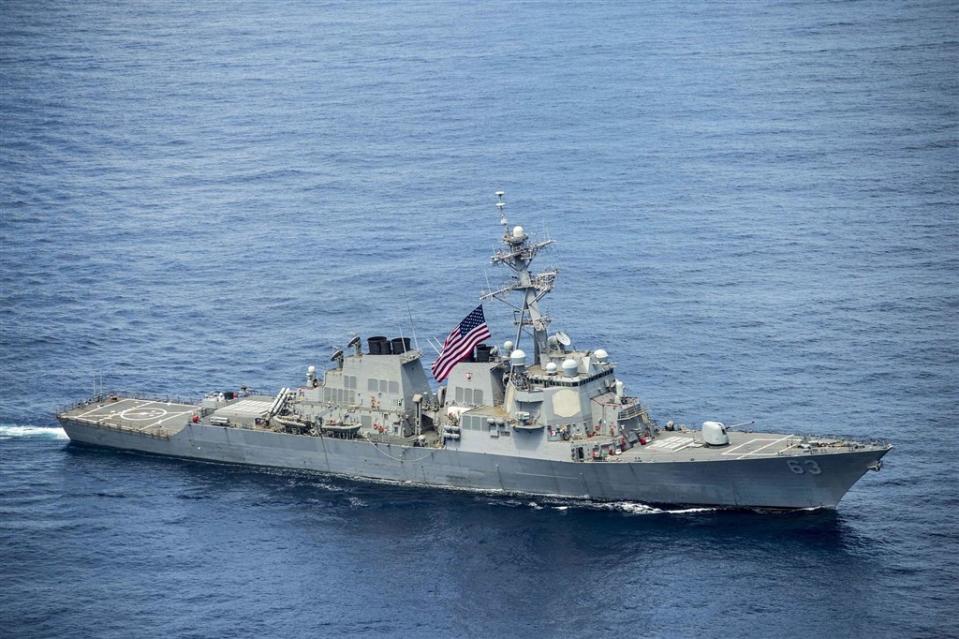 美國軍方28日表示，已派兩艘海軍軍艦航經台灣海峽。圖為史塔森號。（圖取自美國太平洋艦隊網頁）