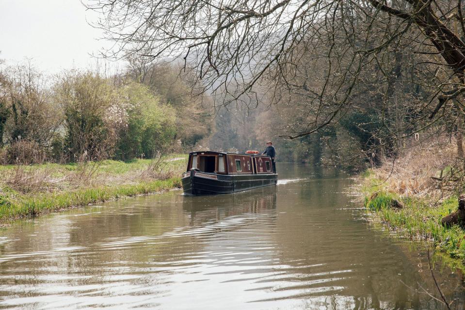 For use in UK, Ireland or Benelux countries only Undated BBC handout photo of a scene from a two-hour BBC show featuring nothing more than a journey down a canal which has proved an unlikely hit with viewers. PRESS ASSOCIATION Photo. Issue date: Wednesday April 8, 2015. All Aboard! The Canal Trip was filmed in real time and contained no commentary, music or presenter and nothing more exciting than passing boats, changing scenery and the occasional passer-by in the distance walking along the towpath. See PA story SHOWBIZ Canal. Photo credit should read: BBC/PA WireNOTE TO EDITORS: Not for use more than 21 days after issue. You may use this picture without charge only for the purpose of publicising or reporting on current BBC programming, personnel or other BBC output or activity within 21 days of issue. Any use after that time MUST be cleared through BBC Picture Publicity. Please credit the image to the BBC and any named photographer or independent programme maker, as described in the caption.