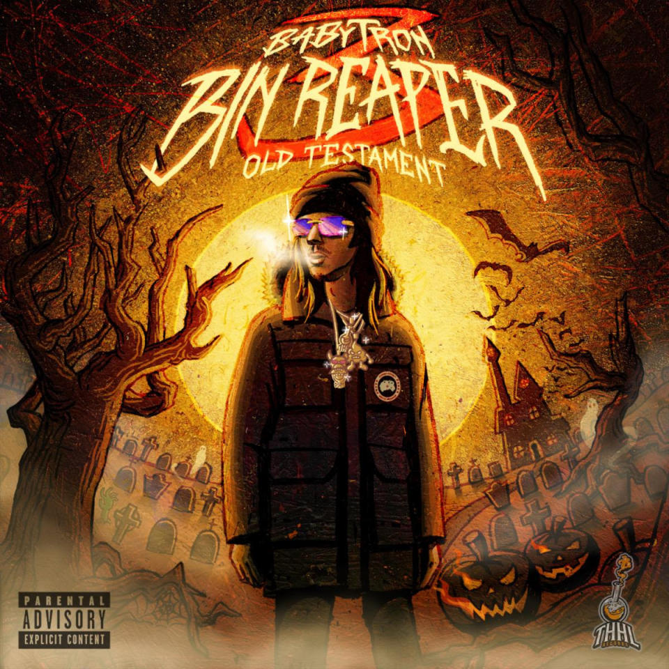 BabyTron's 'Bin Reaper 3: New Testament' album cover art
