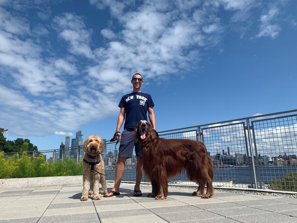 Josh Klein of Gold Coast Pet Care in Hoboken, NJ, in August 2019 (Credit: Josh Klein)