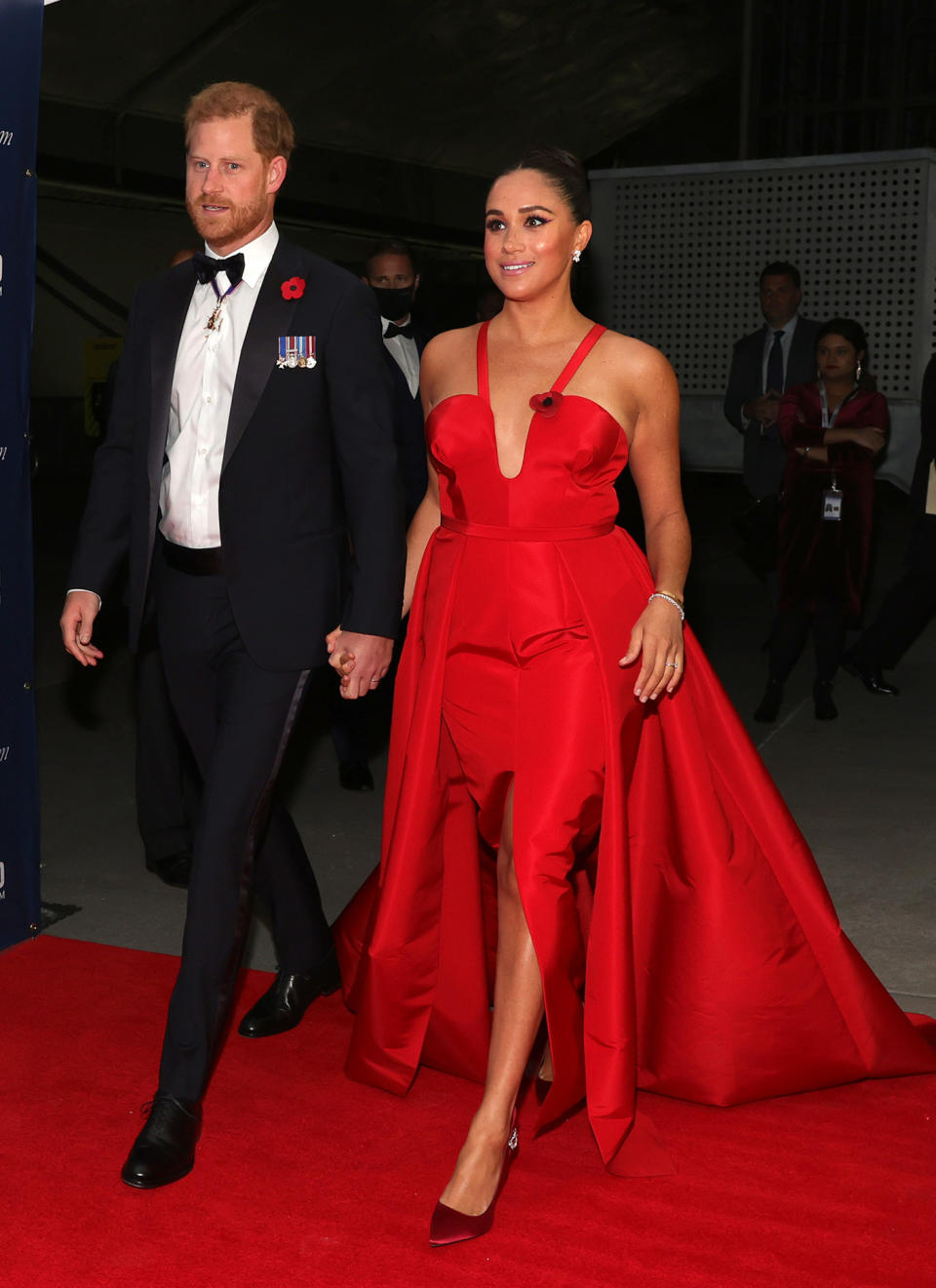 Meghan Markle and Prince Harry at Intrepid Museum's 2021 Salute to Freedom gala 