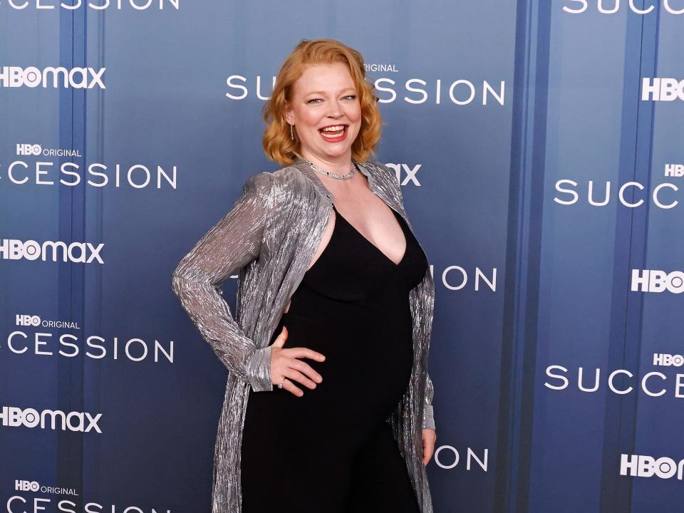 Sarah Snook at the season four premiere of "Succession" in March