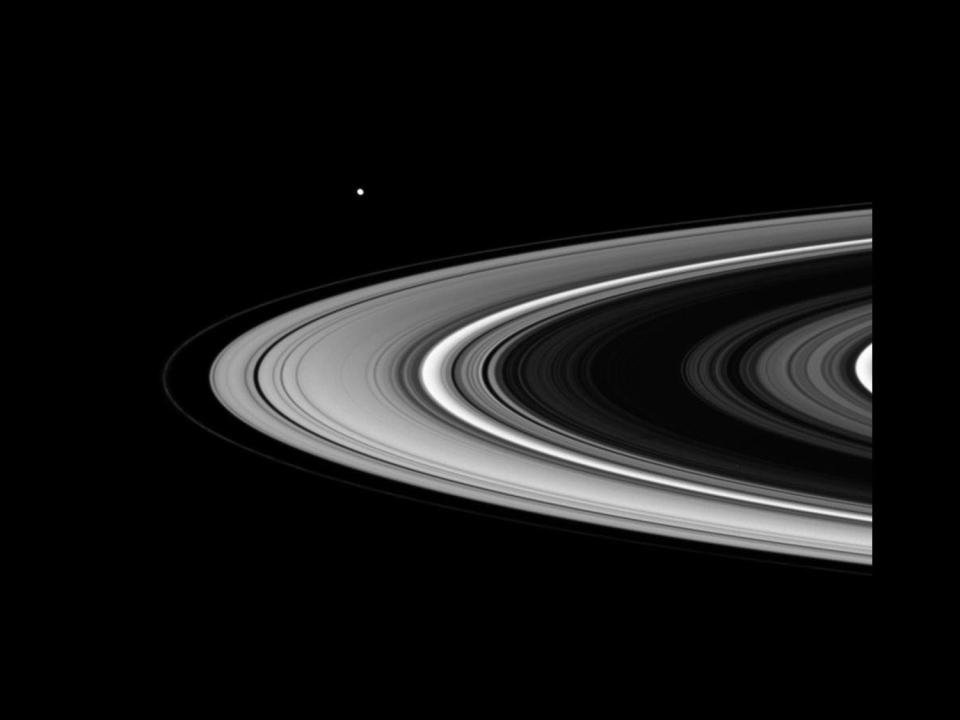 Una imagen de los anillos de Saturno tomada por la nave espacial Cassini.  (Reuters)