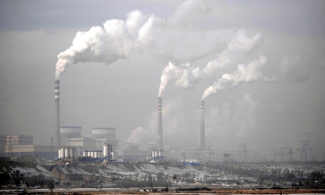 <span>A coal-fired power station in Shaanxi province. The Chinese government has a target of bringing 80GW of new coal-fired generation capacity online in 2024.</span><span>Photograph: Andy Wong/AP</span>