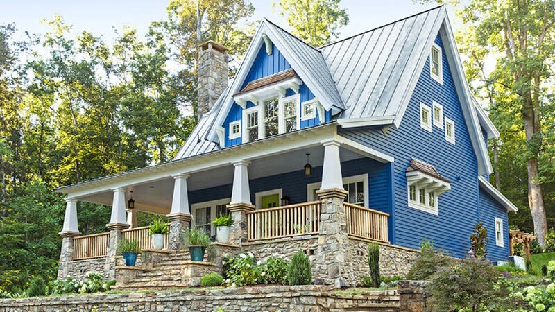 Little Blue Farmhouse exterior
