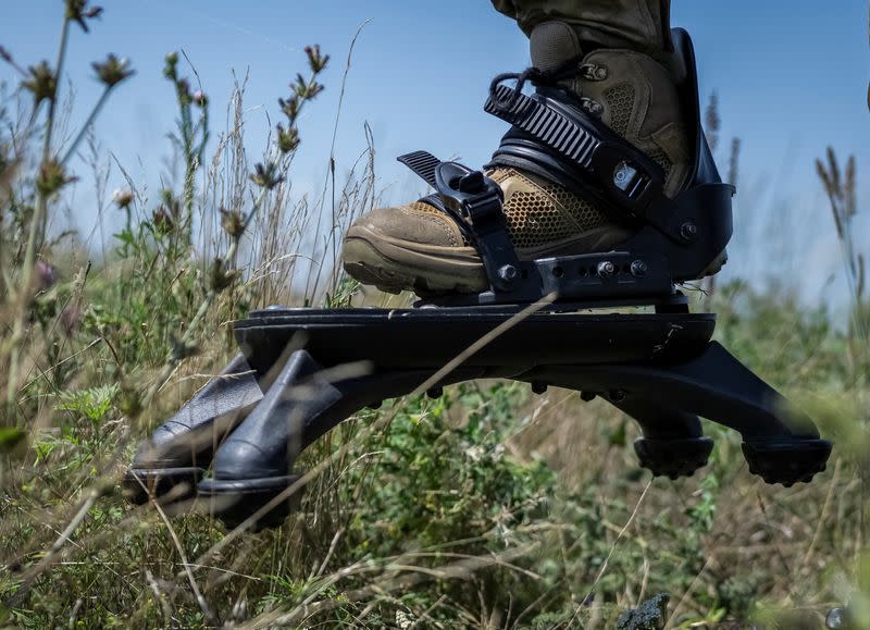 Sappers of the Armed Forces of Ukraine take part in a training, amid Russia's attack on Ukraine, in Donetsk region