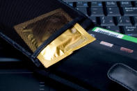 Between 3.3 per cent and 19.1 per cent of people in the studies had stored their condoms in conditions that did not comply with the recommendations on the package. Avoid storing them in direct sunlight or your wallet - both can degrade the latex.