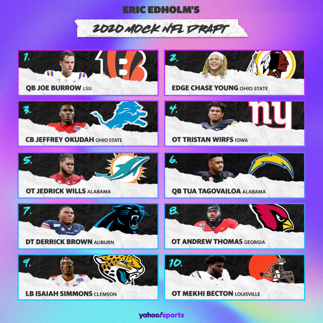 yahoo mock draft