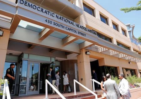 The headquarters of the Democratic National Committee is seen in Washington, U.S. June 14, 2016. REUTERS/Gary Cameron/Files