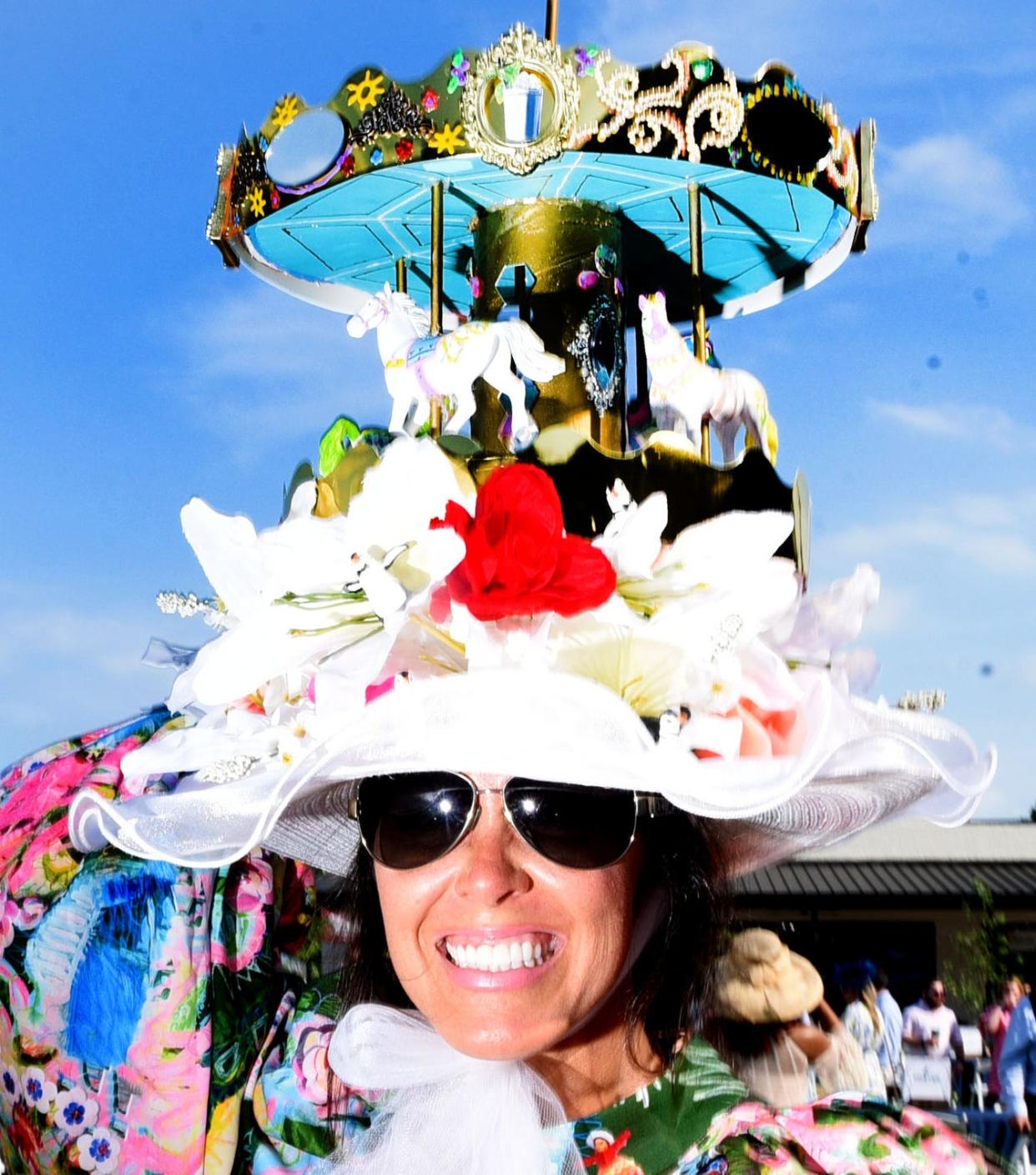 Katy Kent a partygoer at the Shreveport Derby Day at Provenance Community.