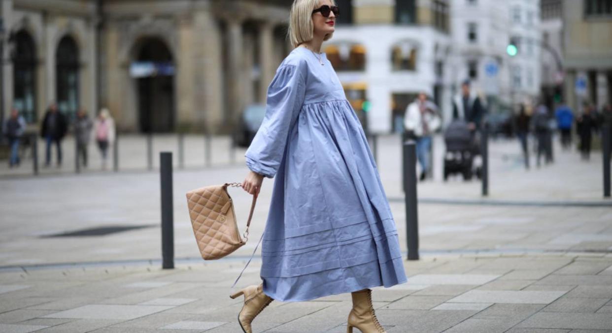 Best long-sleeved dresses for spring [Photo: Getty]