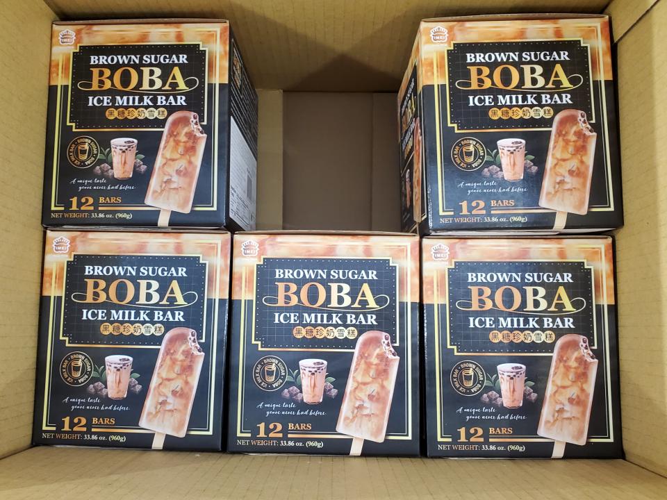 Boba ice cream bars costco