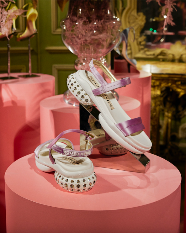 The new sporty sandals by Roger Vivier.