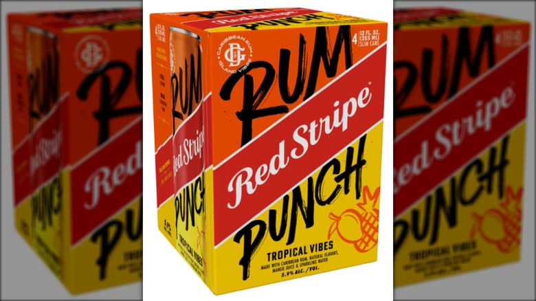 Case of rum punch cans