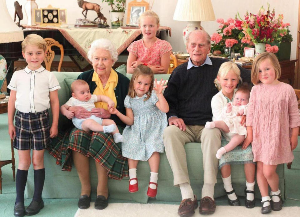 <p>Charlotte paid attention to both her little brother Louis and the camera in this family snap taken in Balmoral. (Duchess of Cambridge)</p> 