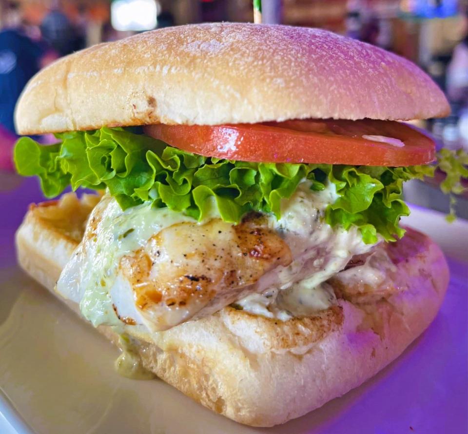The Square Grouper Sandwich at Walt's Fish Market Restaurant, 4144 S. Tamiami Trail, Sarasota.