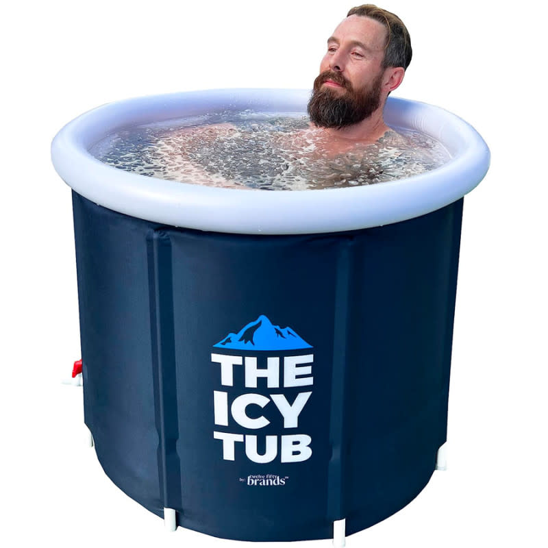 <p>Courtesy of Amazon</p><p>Try out the plunge lifestyle without breaking the bank with The Icy Tub. This freestanding inflatable tub is super simple to set up — all you need to do is pump it up, fill it with ice and water, then hop in. To store it, just simply reverse the process after use. And really, it can be stored just about anywhere, as it weighs a mere eight pounds when it’s empty. The tub, when inflated, is 28 inches high, making it a good option for anyone 6-feet 4-inches or shorter. </p>