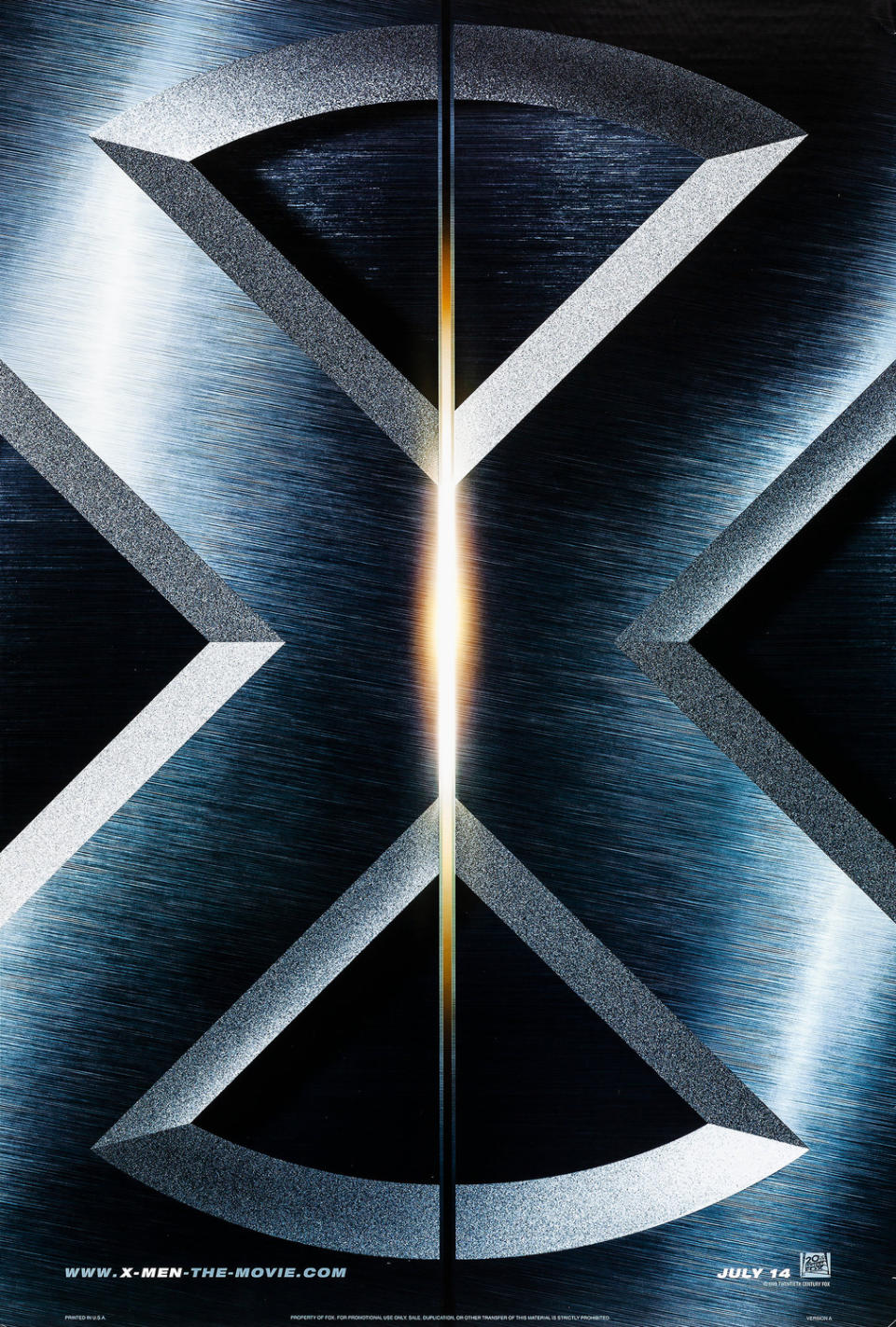 A poster for X-Men. (20th Century Fox)