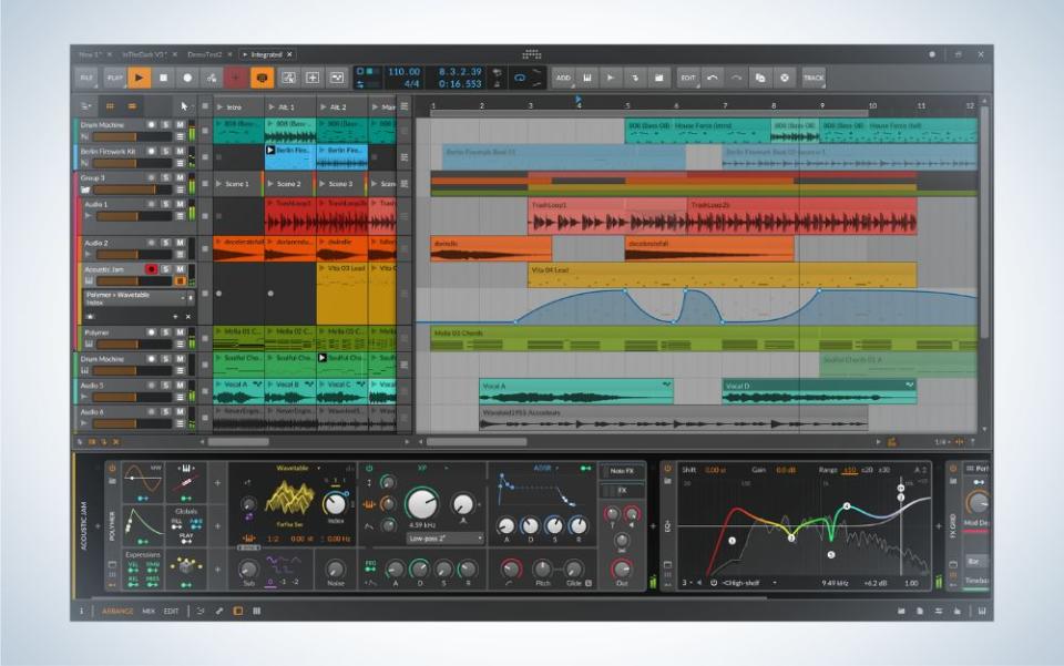 Bitwig is the best beat-making software for beginners.