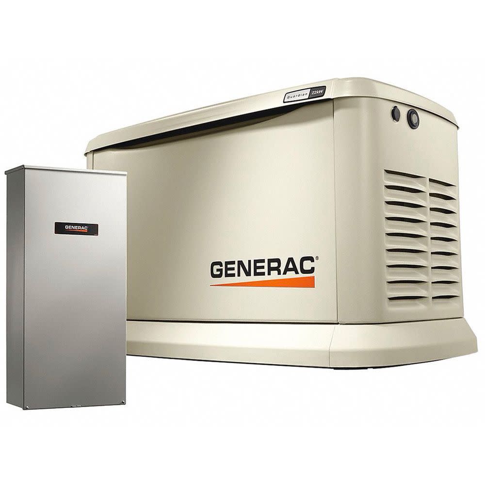 <p>Air-Cooled Standby Generator</p><p>walmart.com</p><p>$6159.00</p><p><a href="https://go.redirectingat.com?id=74968X1596630&url=https%3A%2F%2Fwww.walmart.com%2Fip%2F152576467%3Fselected%3Dtrue&sref=https%3A%2F%2Fwww.popularmechanics.com%2Fhome%2Fa34059872%2Fbest-home-standby-generators%2F" rel="nofollow noopener" target="_blank" data-ylk="slk:Shop Now;elm:context_link;itc:0;sec:content-canvas" class="link rapid-noclick-resp">Shop Now</a></p><span class="copyright">walmart.com</span>