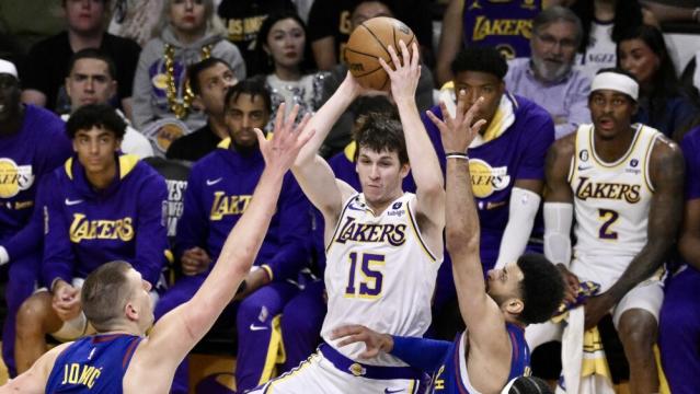 To tip off Lakers Media Day in 2023, here's Austin Reaves getting