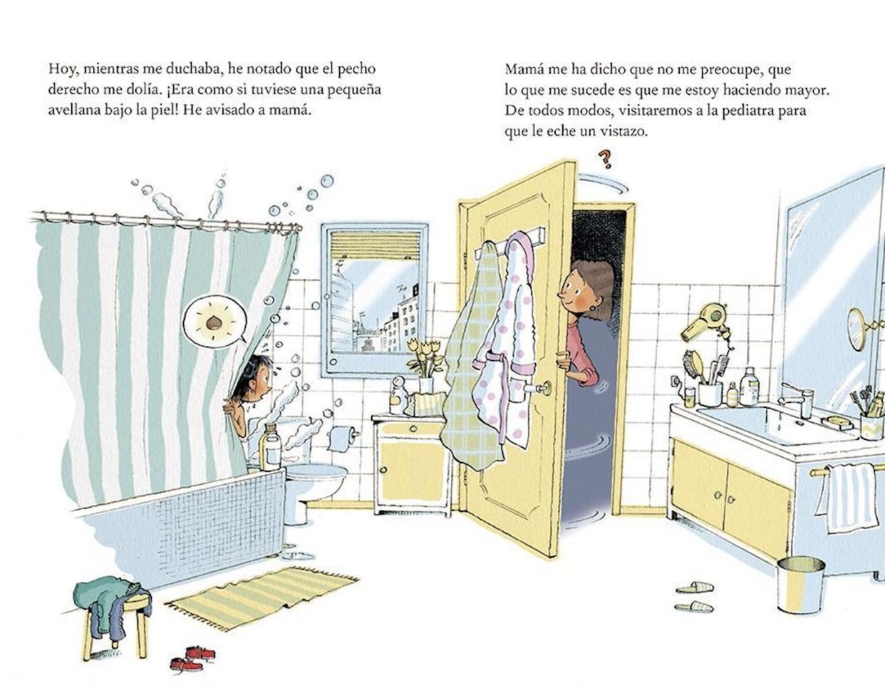 Imagen del libro 'Mía se hace mayor', de Mònica Peitx, con ilustraciones de Cristina Losantos y traducido por Raquel Solà. <a href="https://www.editorialjuventud.es/mia-se-hace-mayor-9788426143563/" rel="nofollow noopener" target="_blank" data-ylk="slk:Editorial Juventud;elm:context_link;itc:0;sec:content-canvas" class="link ">Editorial Juventud</a>