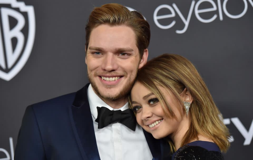 He has been dating Modern Family star Sarah Hyland since early 2015. Source: Getty