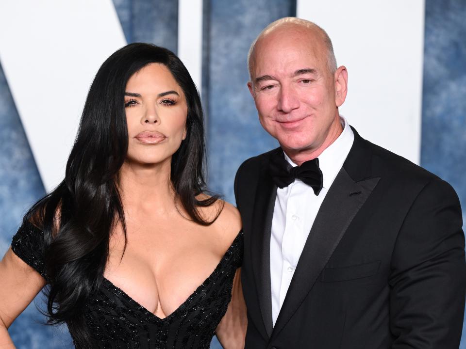 Lauren Sanchez and Jeff Bezos