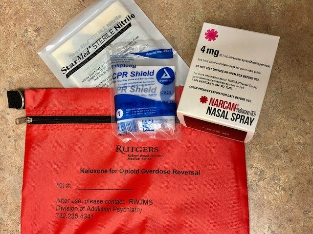 The naloxone kit provided by the Opioid Overdose Prevention Network upon completion of its online training program for opioid overdose response.