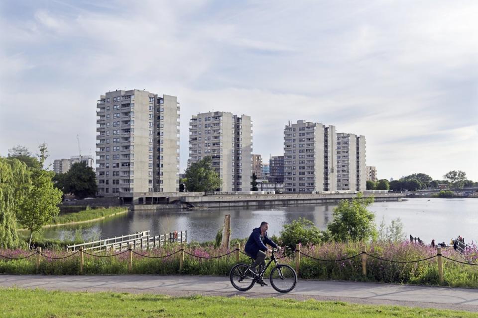 £867pcm: the average room rent in Thamesmead, SE28, an increase of 36 per cent in a year (Daniel Lynch)