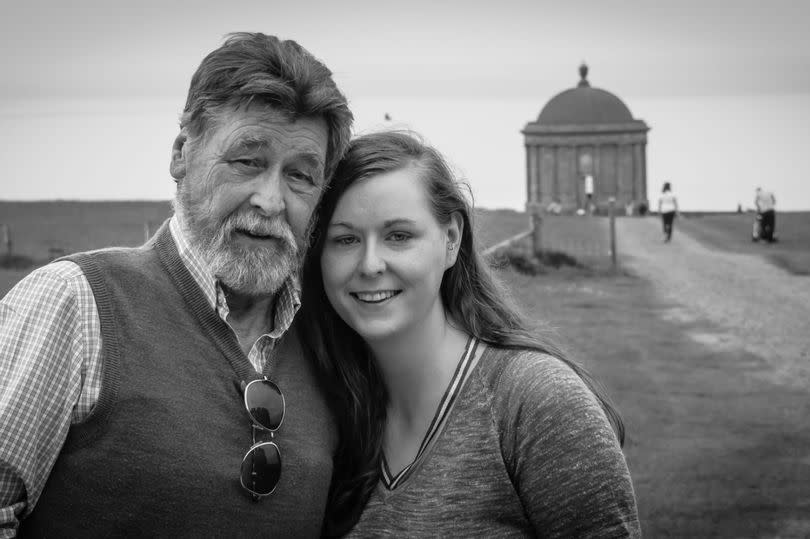 Rebecca Boyle with her father Billy who died in 2018