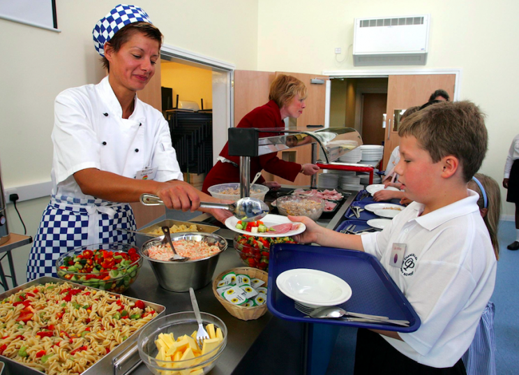 Free school dinners for infants will be scrapped (Rex)