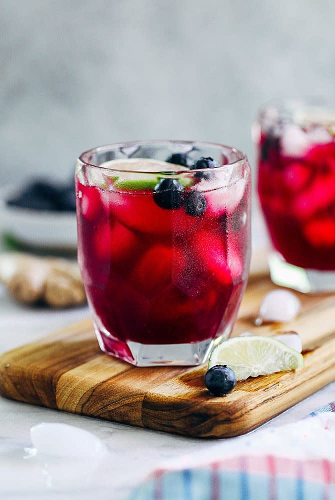 Blueberry Ginger Margaritas