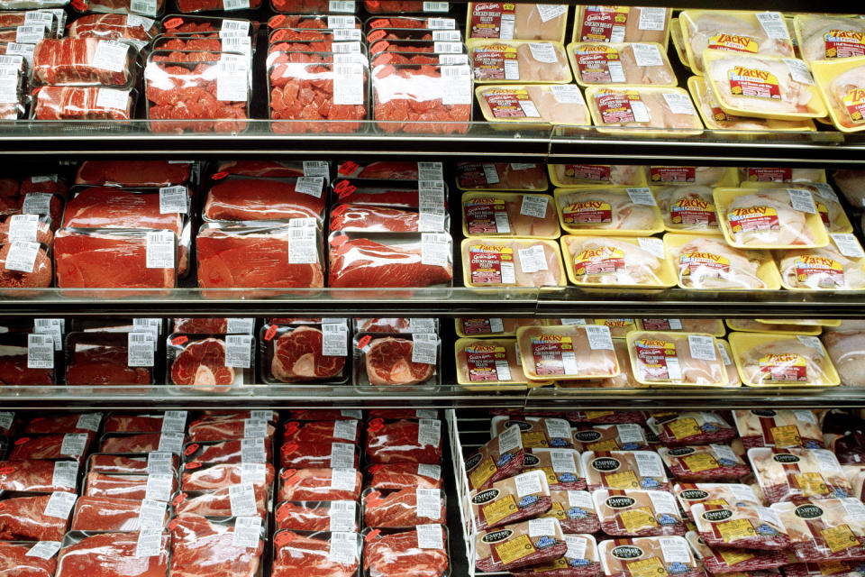 Meat in grocery store (Burke/Triolo Productions / Getty Images)