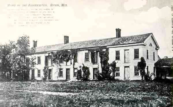 A communal complex, known as the Ceresco Long House which was part of the Fourierism movement in Ripon, Wis.