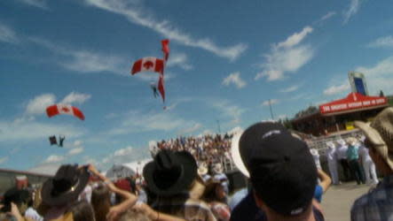 Stampede skydiver hurt