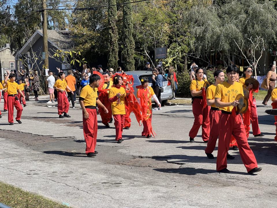 Local Asian organizations, City of Orlando and Orange County officials led the parade to celebrate the Lunar New Year.