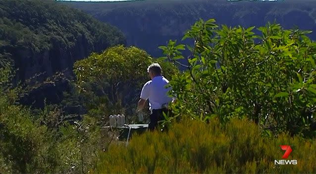 Theo Ruygrok captures air in the Australian wilderness. Source: 7 News