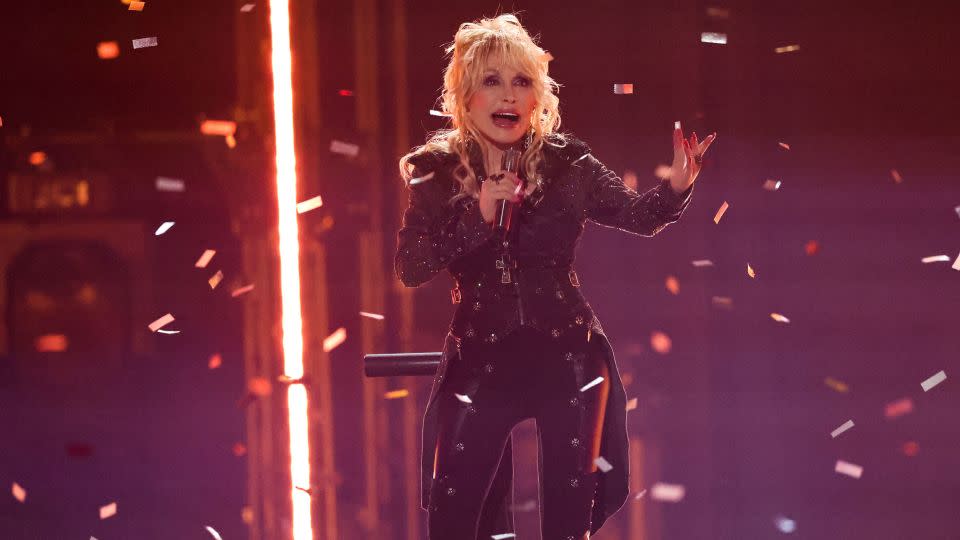 Dolly Parton performing in May. - Mario Anzuoni/Reuters