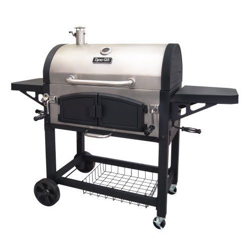 4) Dual Zone Premium Charcoal Grill