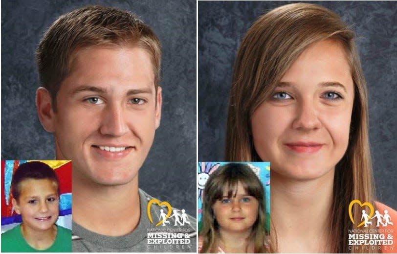 Chloie Leverette and Gage Daniel were reported missing in September 2012 after their grandparents' home burned down and their bodies were not found in the remains of the house.