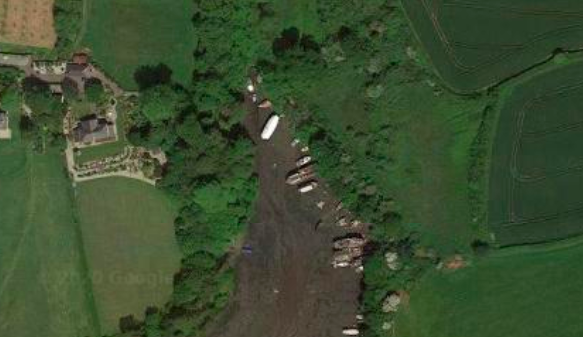  An aerial photo of Sailor's Creek, Flushing. (Google Maps)