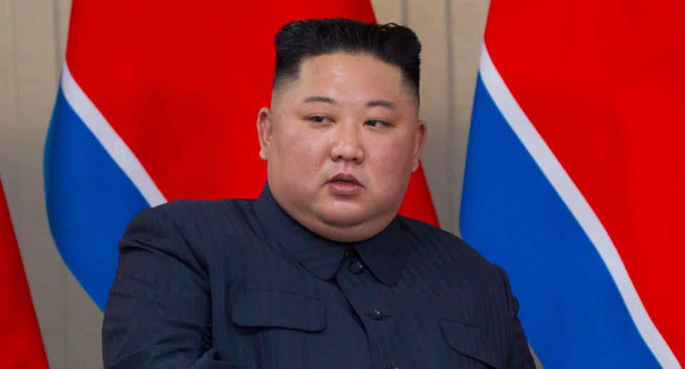 Kim Jong Un visited the nearby water factory in 2016, state media reported at the time. Source: Getty