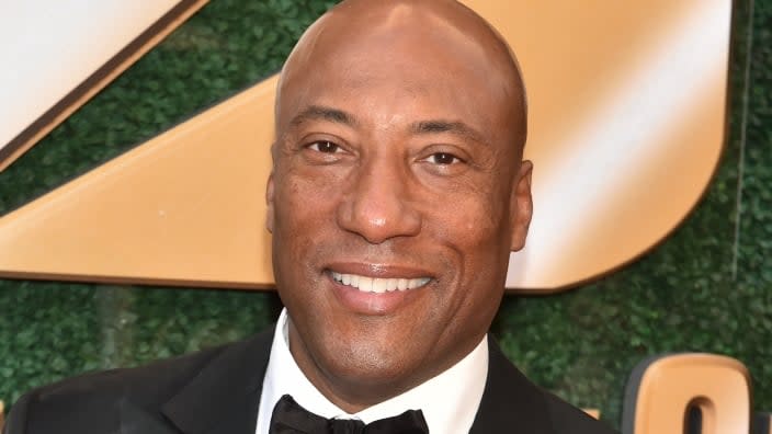 Byron Allen (above) has announced that his company, Allen Media Group, is acquiring Black News Channel out of bankruptcy for $11 million. (Photo: Courtesy of AMG)