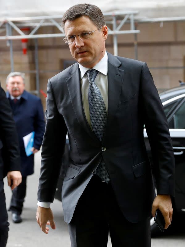 FILE PHOTO: Russia's Alexander Novak arrives at OPEC headquarters in Vienna