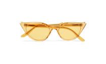 <p>Isabella cat-eye acetate sunglasses, $230, <a rel="nofollow noopener" href="https://www.net-a-porter.com/us/en/product/1062761/illesteva/isabella-cat-eye-acetate-sunglasses" target="_blank" data-ylk="slk:net-a-porter.com;elm:context_link;itc:0;sec:content-canvas" class="link ">net-a-porter.com</a> </p>