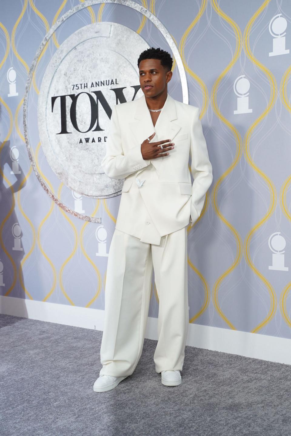 Jeremy Pope attends the 2022 Tony Awards.