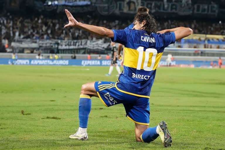 Edinson Cavani fue la gran figura de Boca en el triunfo ante Central Norte, por los 32vos de final de la Copa Argentina 2024