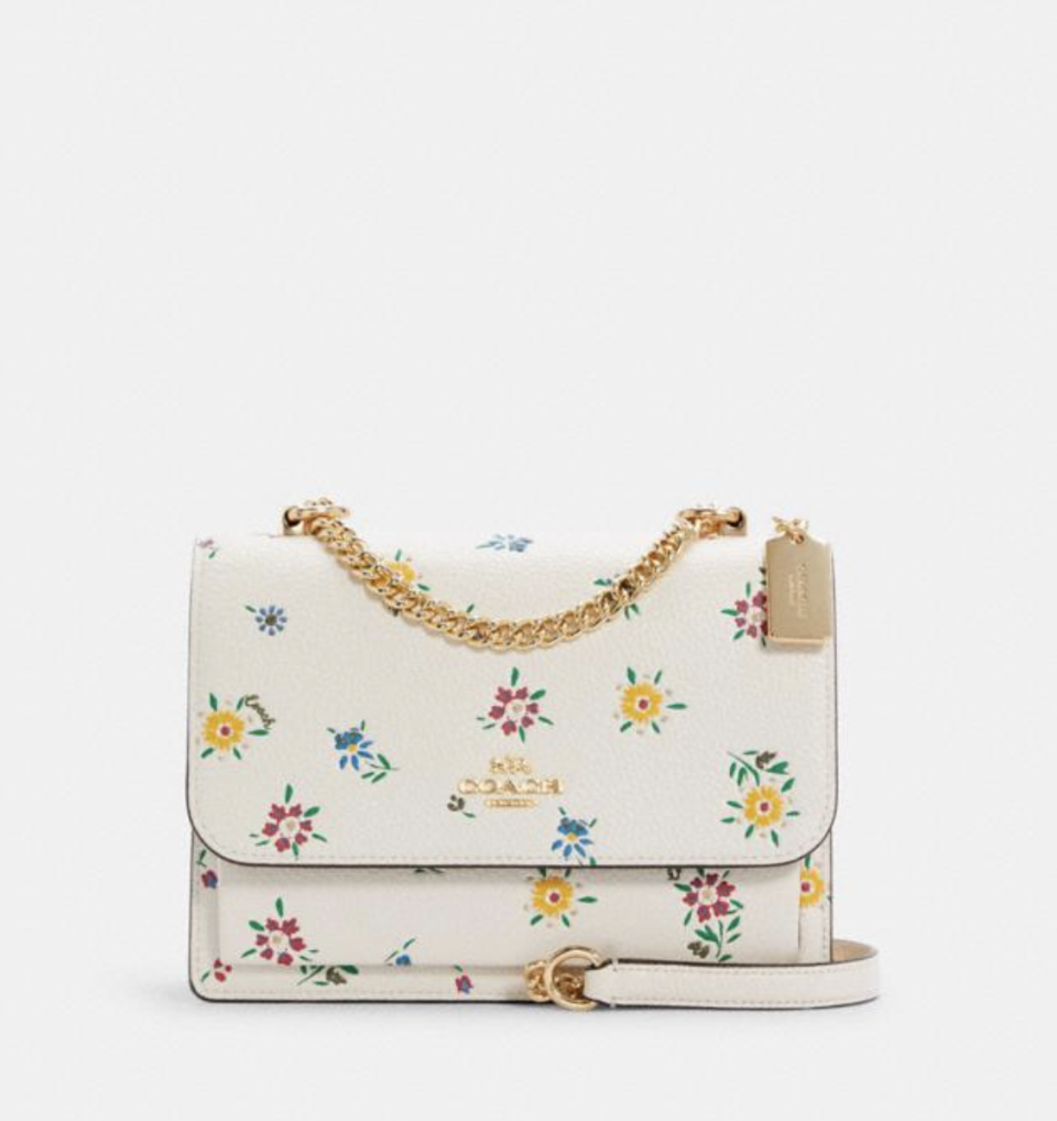 Klare Crossbody with Wild Meadow Print (Photo via Coach Outlet)